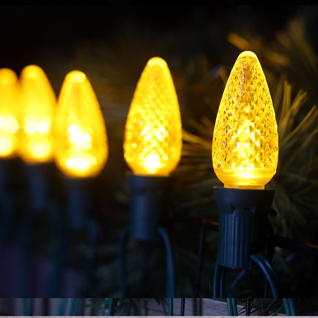 Gelbe UL C9 Minleon LED-Ersatzlampen 