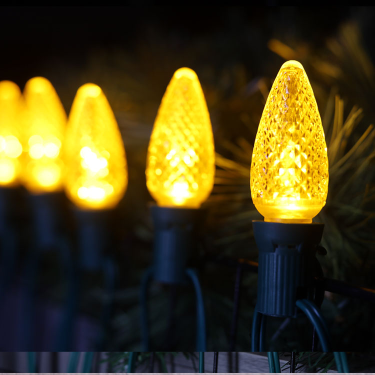 Gelbe UL C9 Minleon LED-Ersatzlampen 