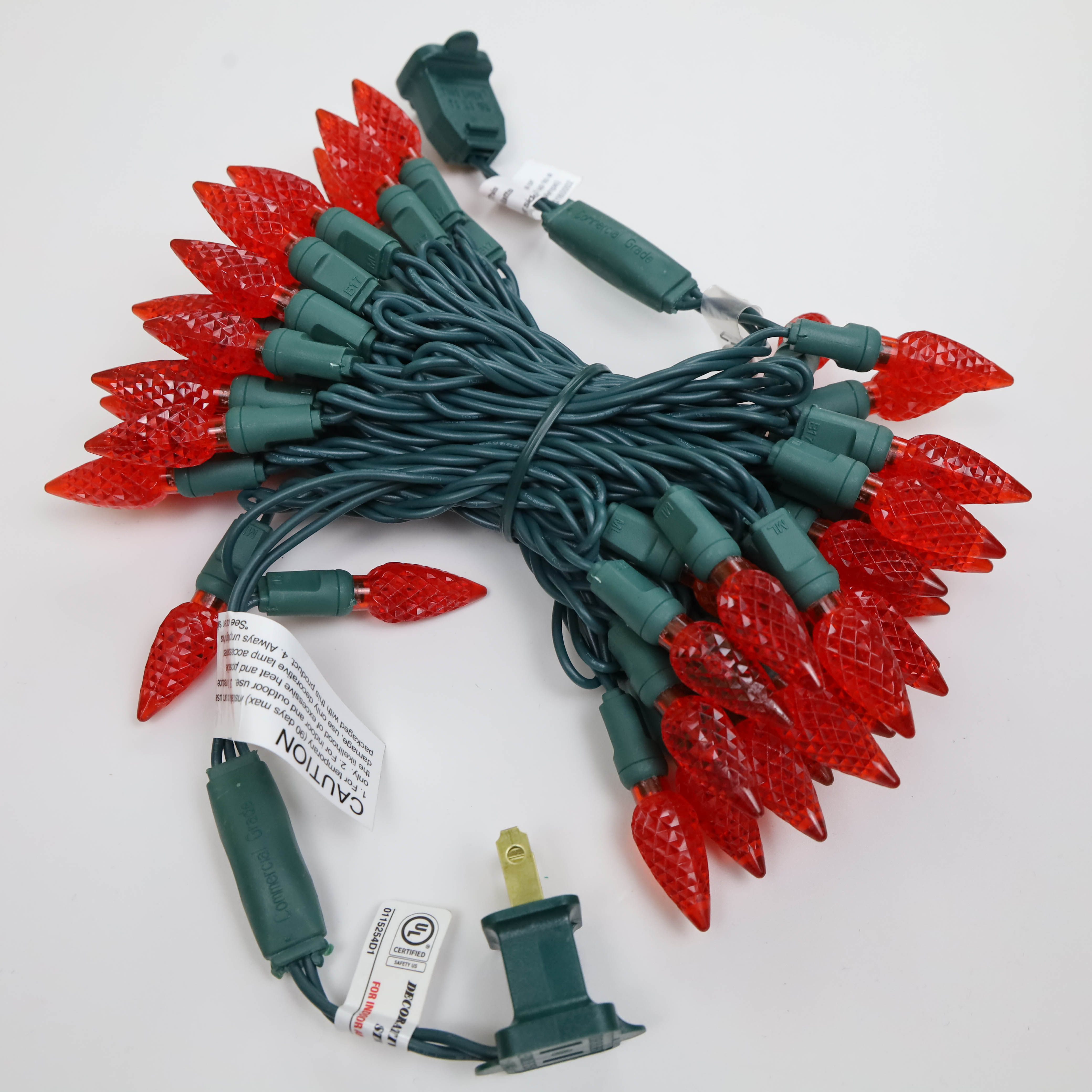 120 V ul rot C3 Weihnachts -LED -Leuchten