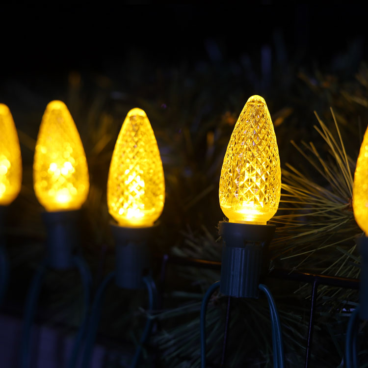 Gelbe UL C9 Minleon LED-Ersatzlampen 