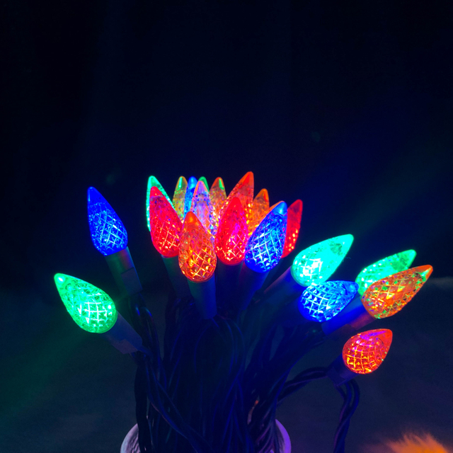 Multi UL wasserdichte C6 Erdbeer-LED-Weihnachtslichter 