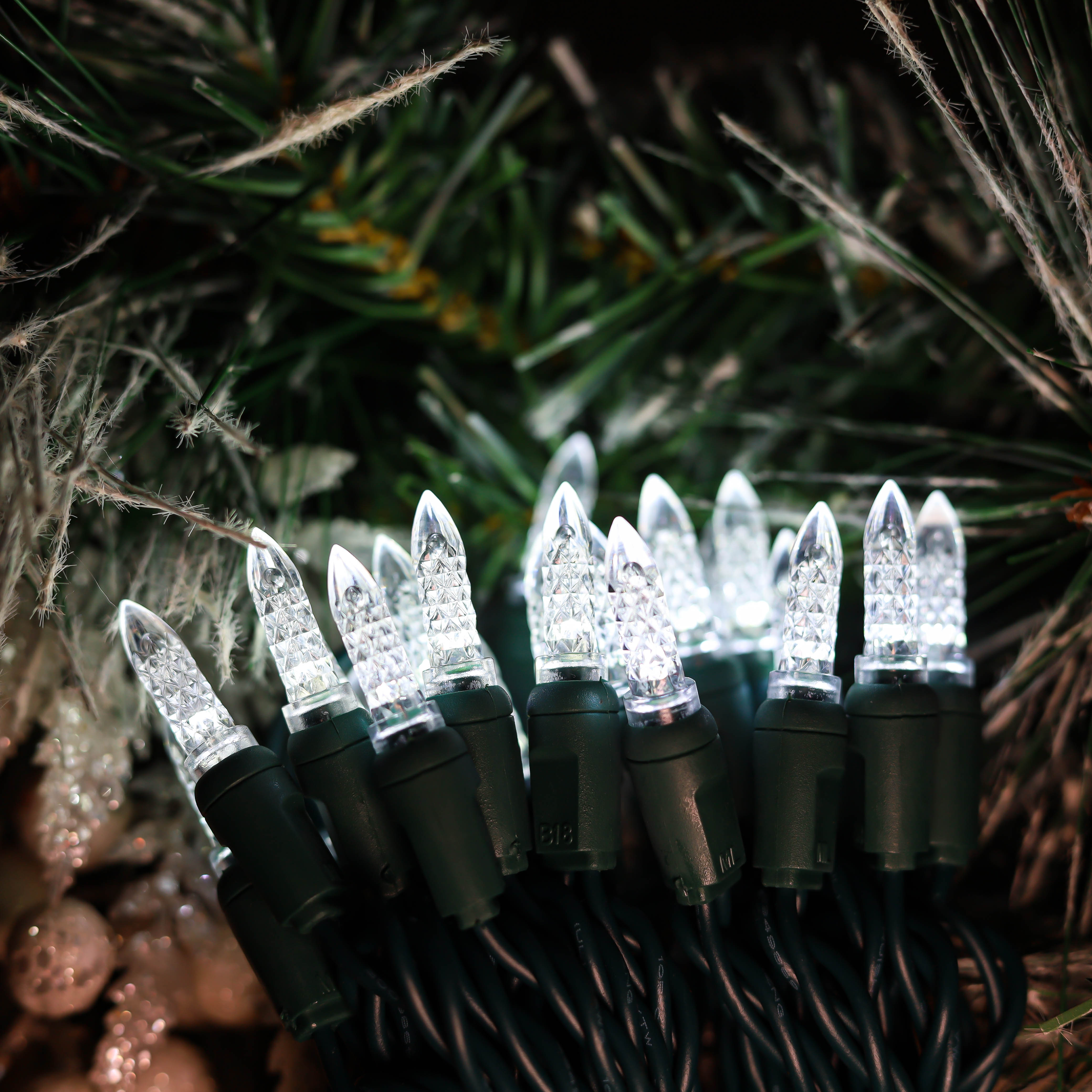 M5 ul kalte weiße Weihnachtsleuchten Leuchten