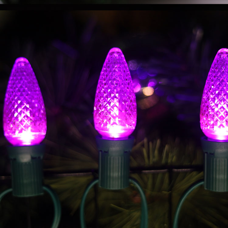 UL C9 Purple Halloween LED -Lampen