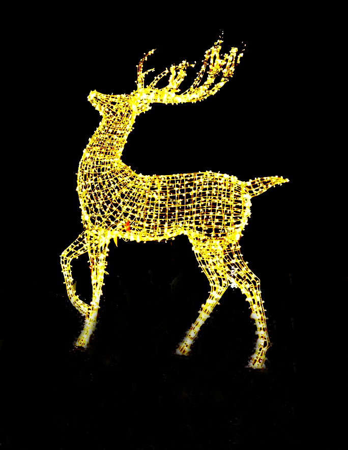 Riese Weihnachtshirsch -Dekor Outdoor Lampen