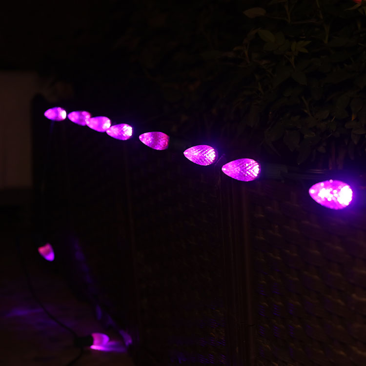120V UL Purple C7 LED -Ersatzlampen