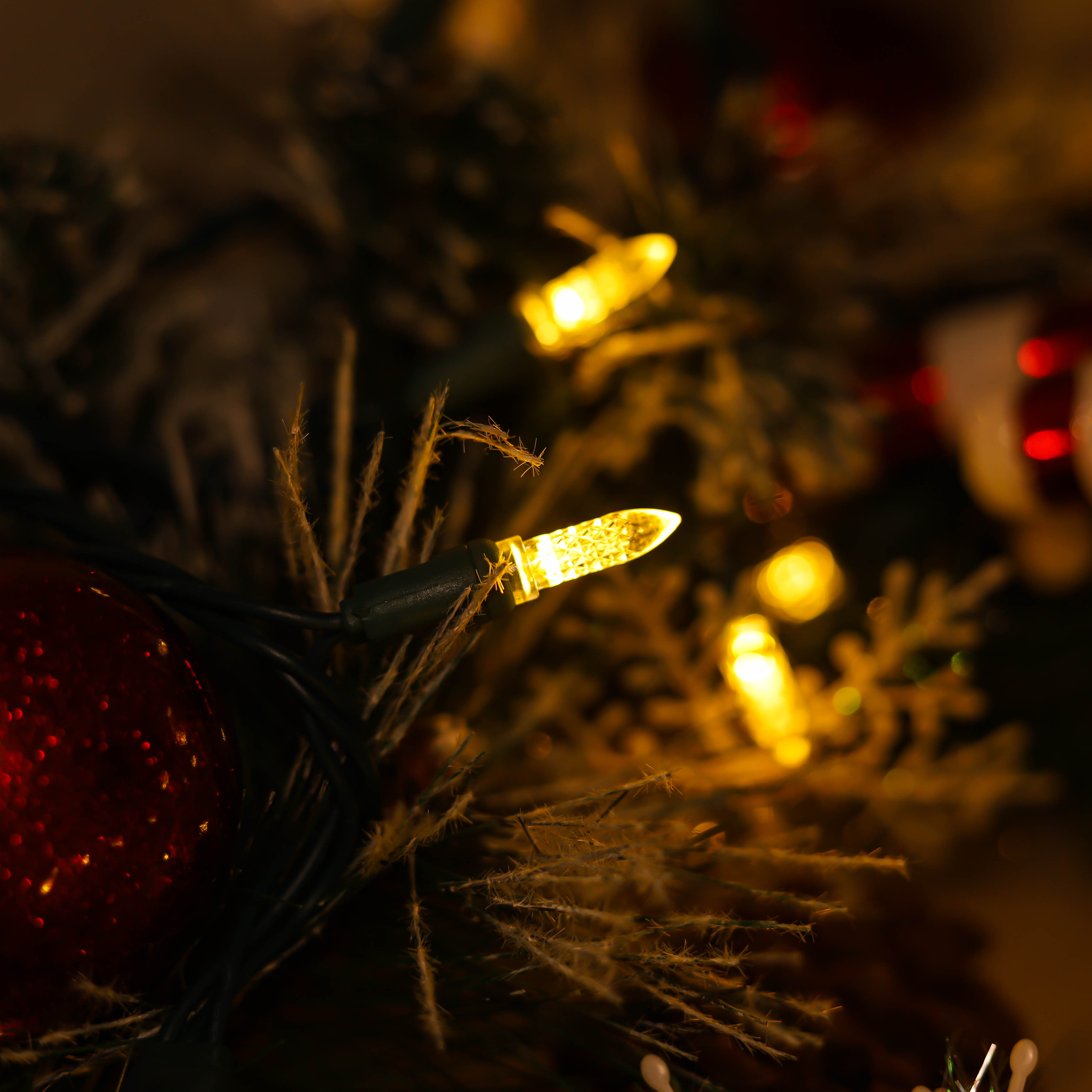 Warmweiße UL-zertifizierte M5-LED-Weihnachtsbeleuchtung