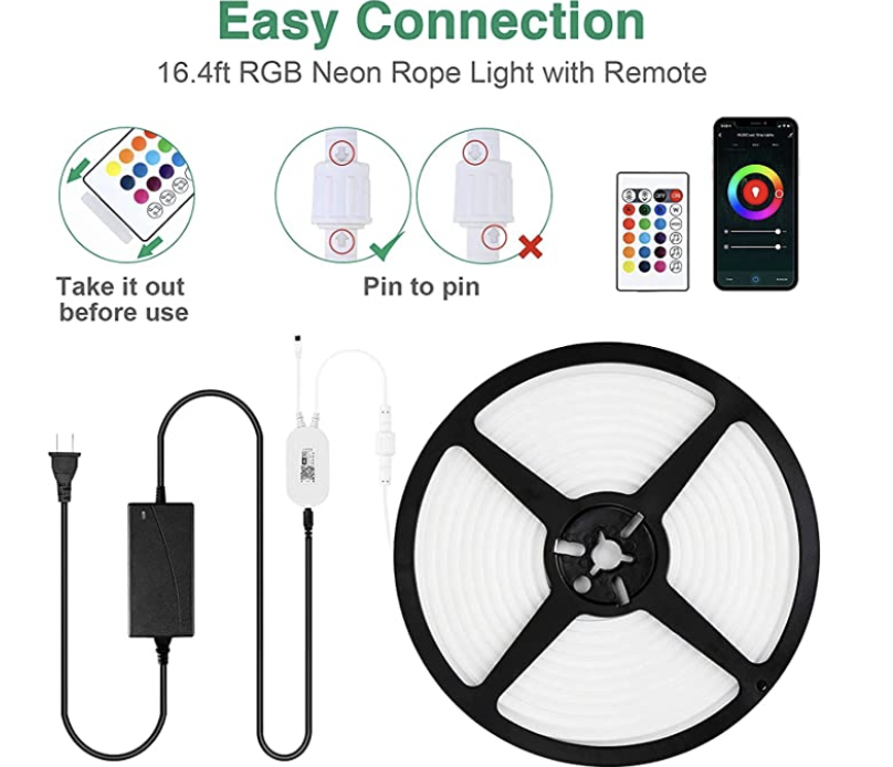 12-V-RGB-Neonlichtschlauch