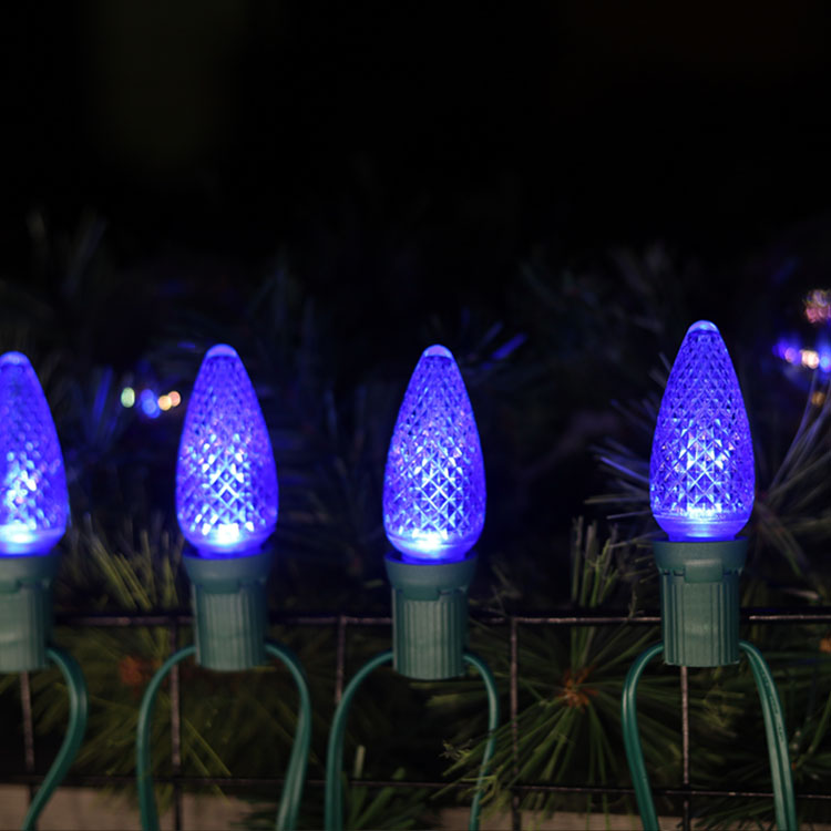 Wasserdichte blaue LED-C9-UL-Minleon-Ersatzlampen 