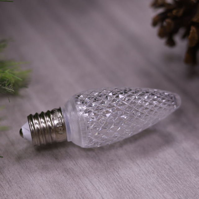 C9 Minleon LED-Ersatzbirnen, kaltweiße Weihnachtsbirne, UL wasserdicht