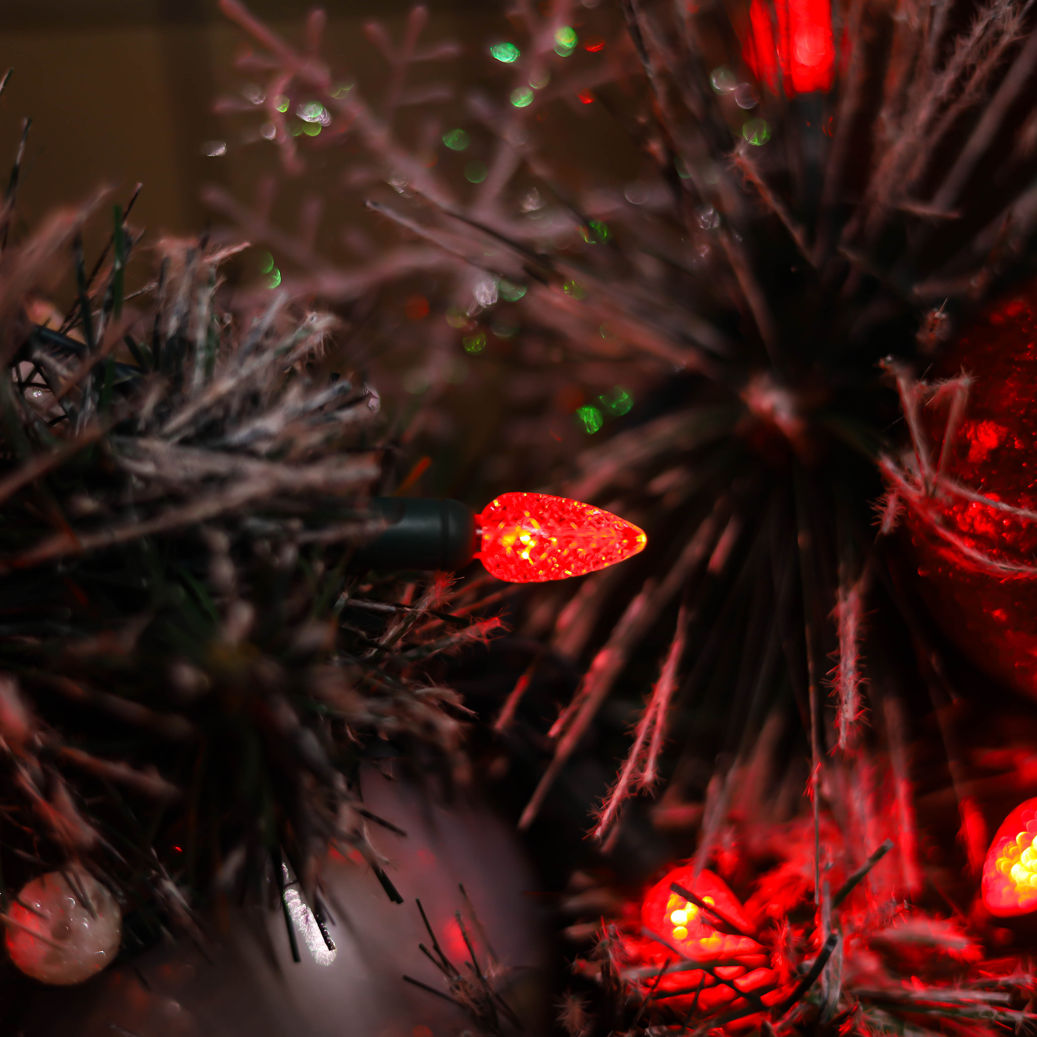 120 V ul rot C3 Weihnachts -LED -Leuchten