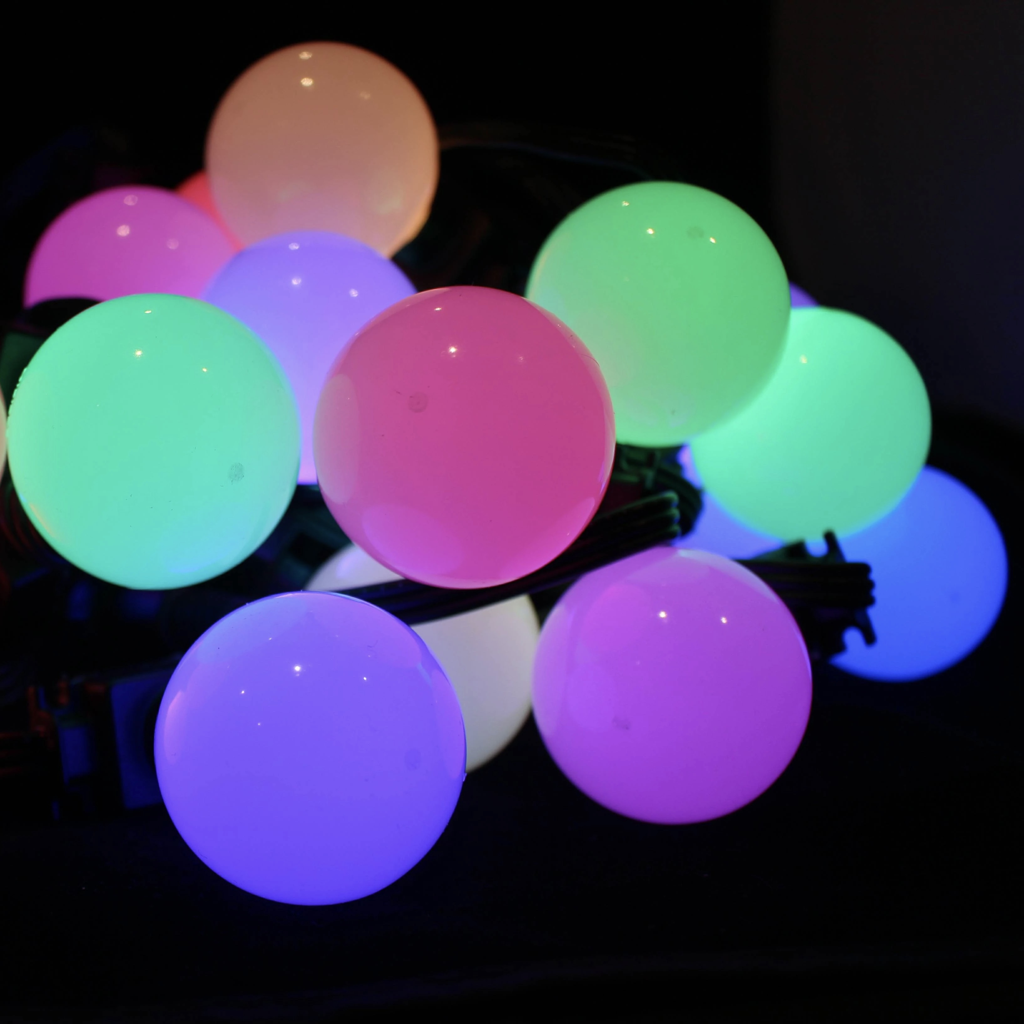 RGB G40 undurchsichtige Lichterkette