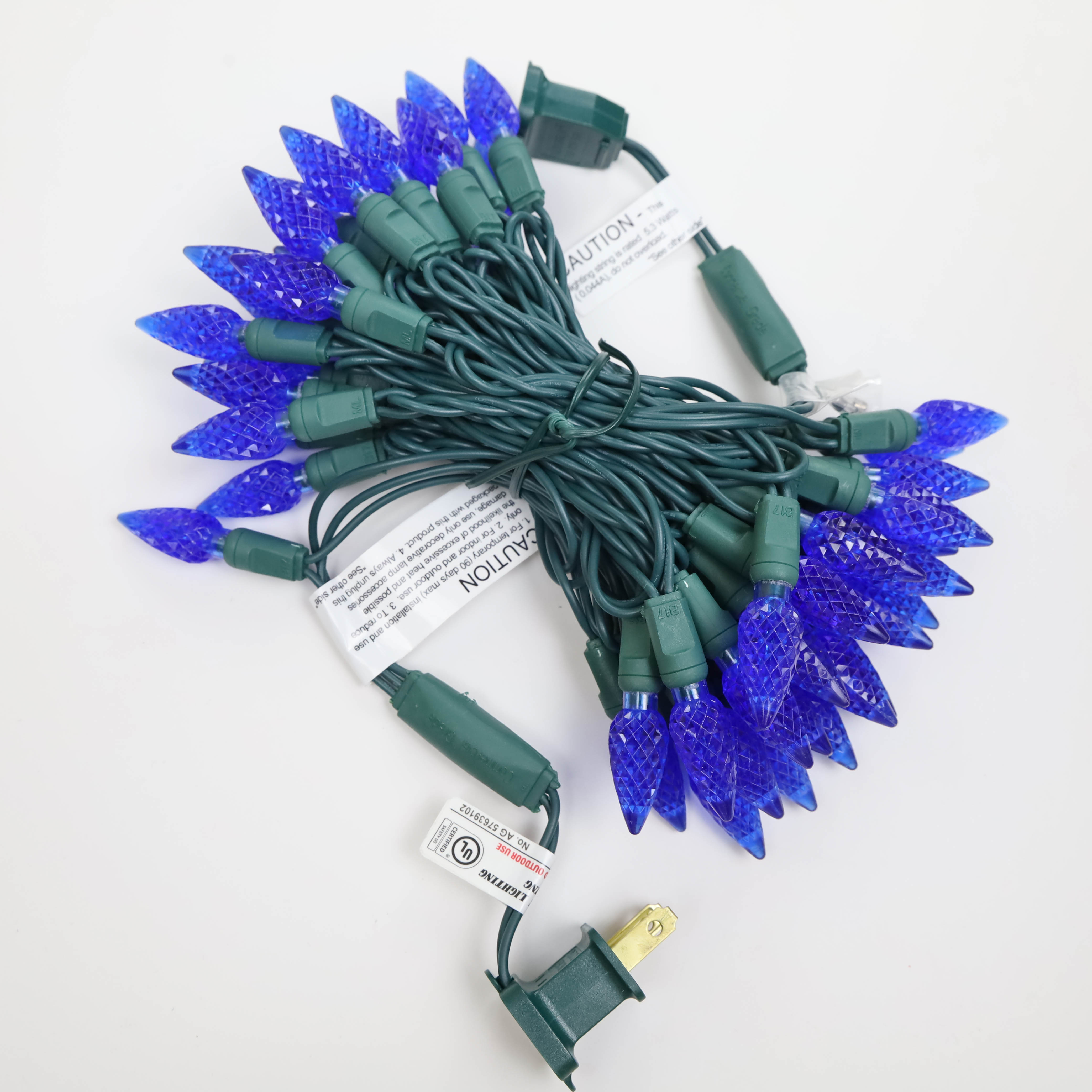 UL C6 Blue Strawberry Weihnachtslichter