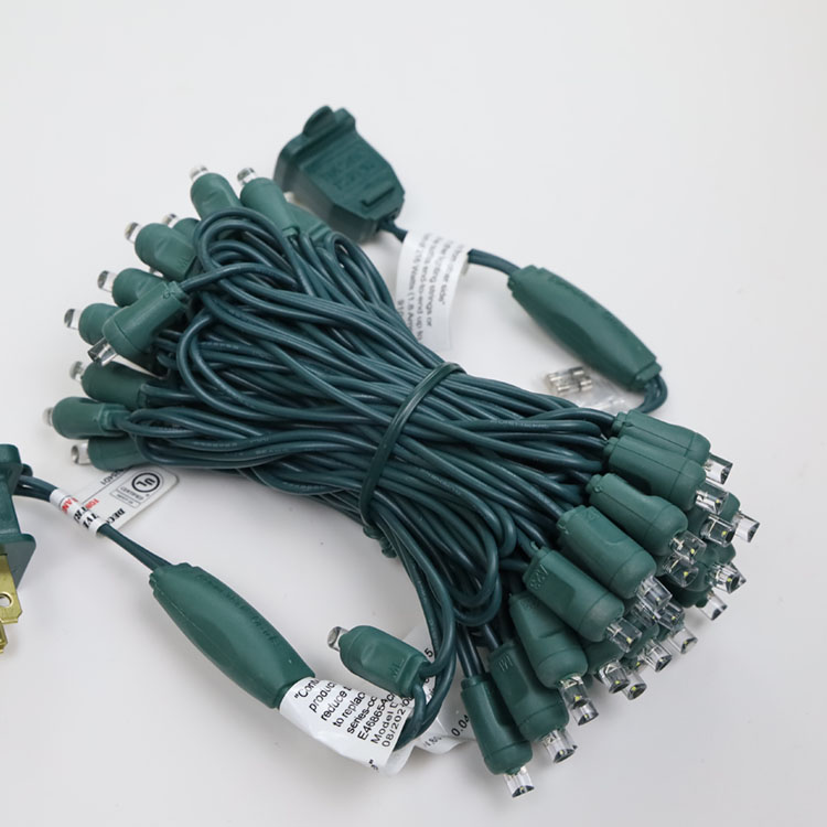 5 mm Weitwinkel-Mini-LED-Lichterkette, warmweiß, UL-Weihnachtslichterkette für den Außenbereich