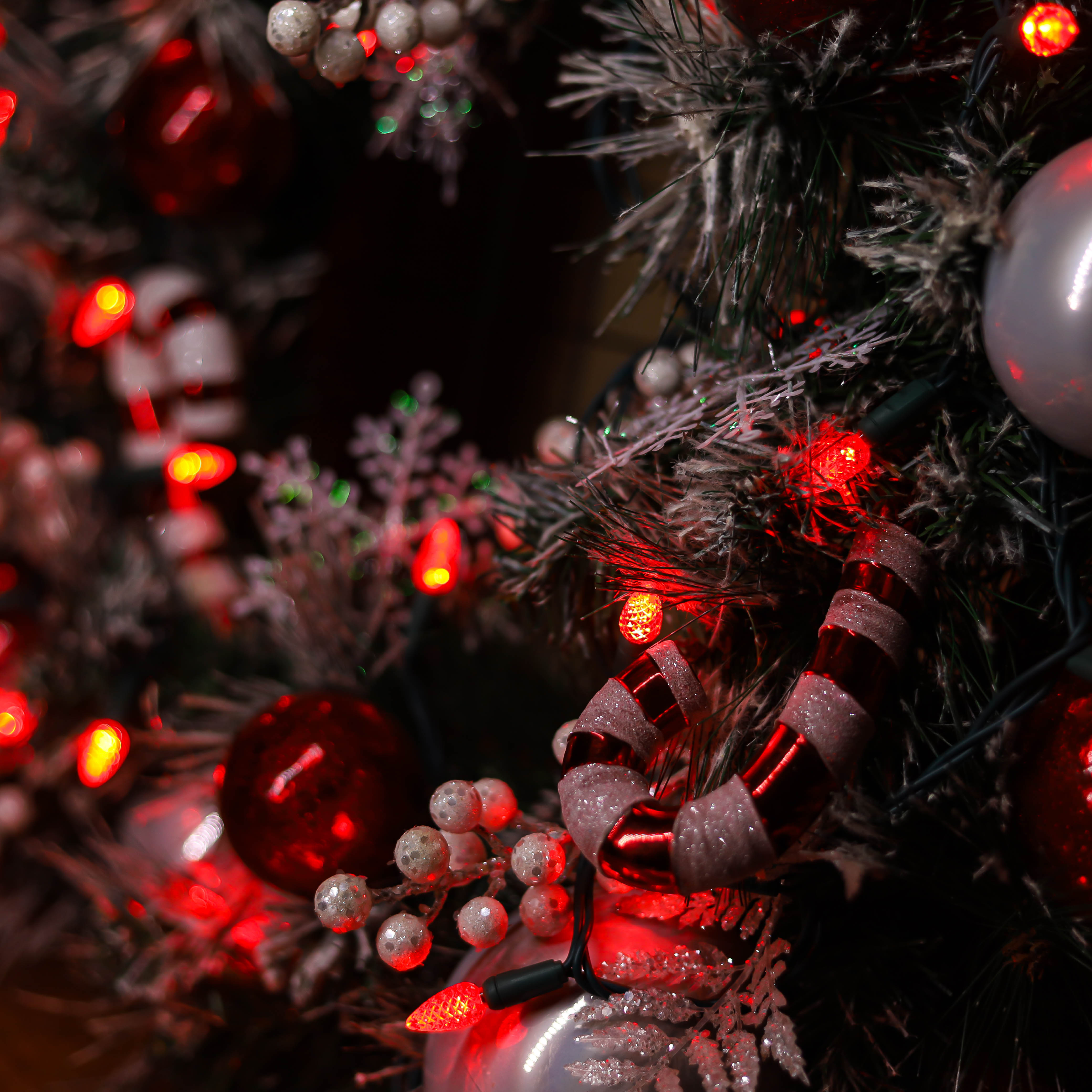 120 V ul rot C3 Weihnachts -LED -Leuchten