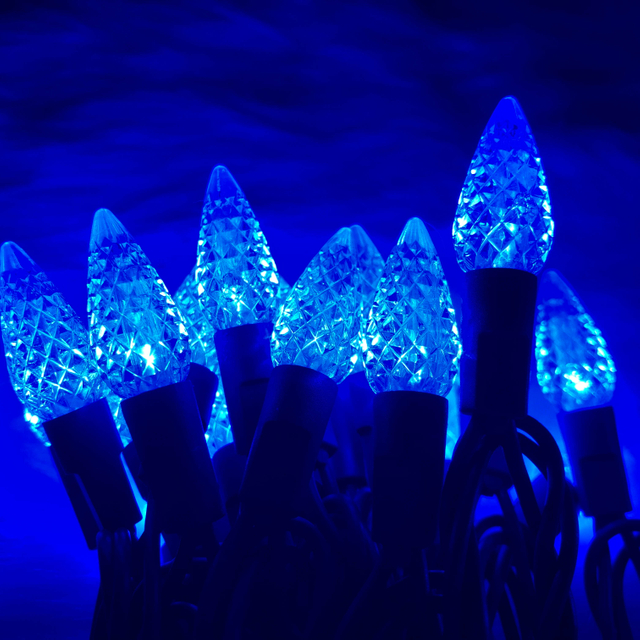UL C6 Blue Strawberry Weihnachtslichter