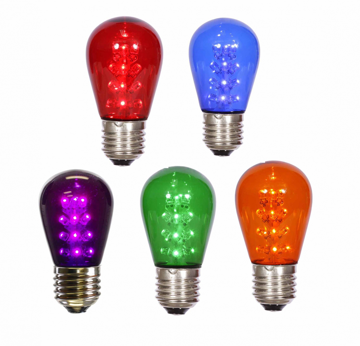 S14 E26 Glas-LED-Lampen