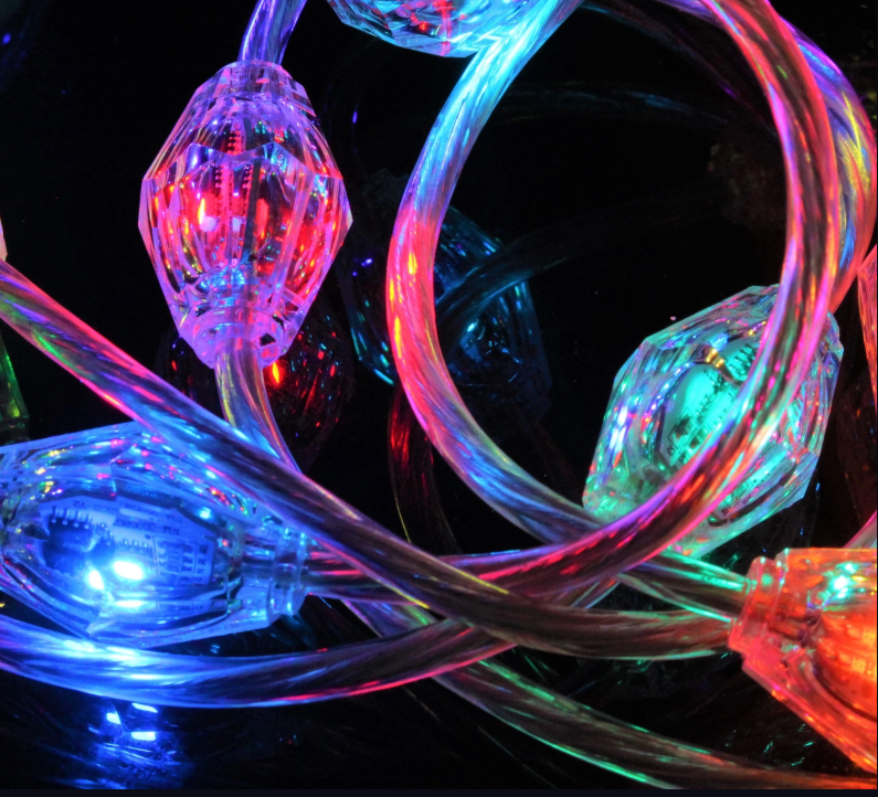 RGB Diamond Lights 12V DC SMD3535 Pixel Lights SPI Lights IP65