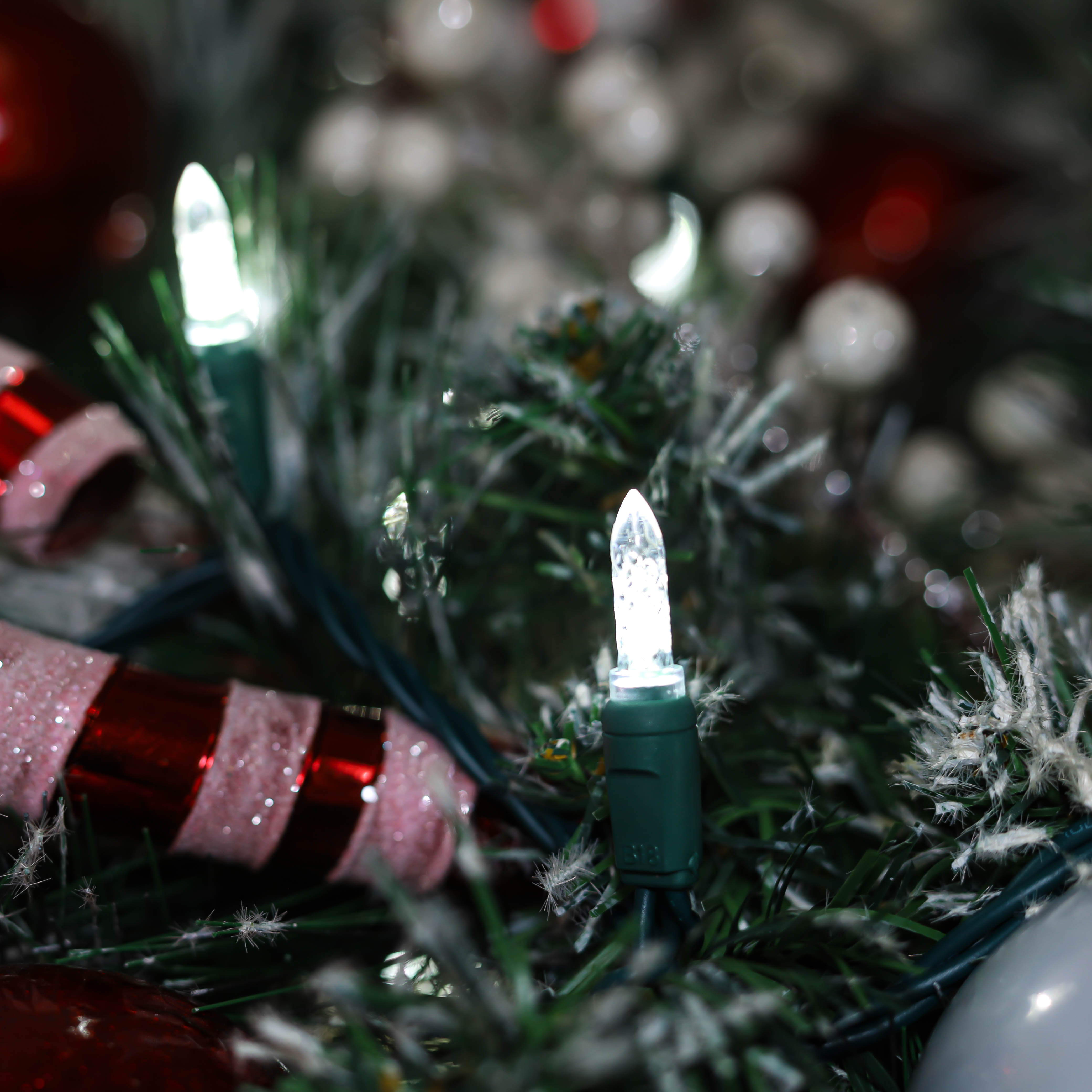 M5 ul kalte weiße Weihnachtsleuchten Leuchten