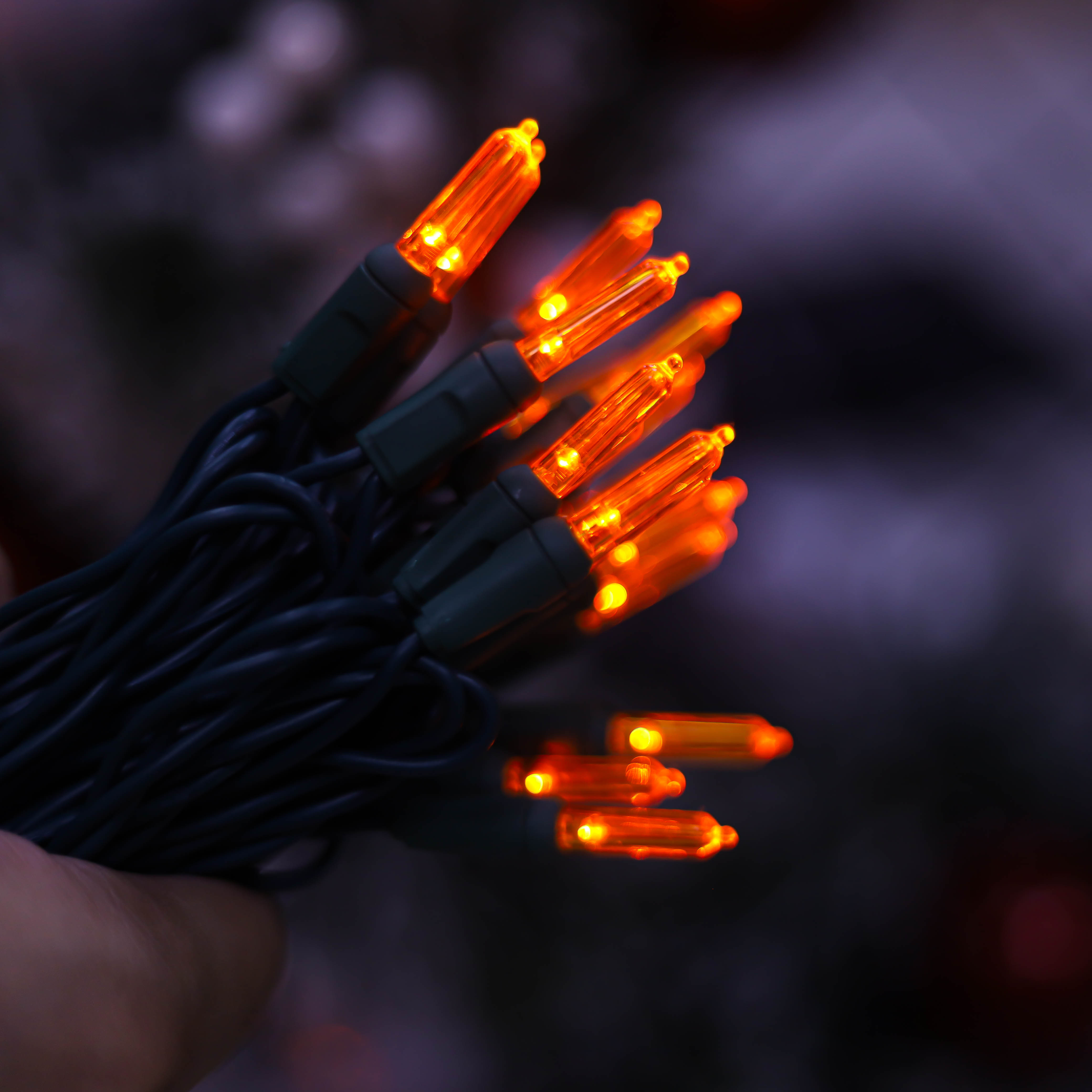 T5 ul Orange Weihnachten LED -LASTE LICHTER