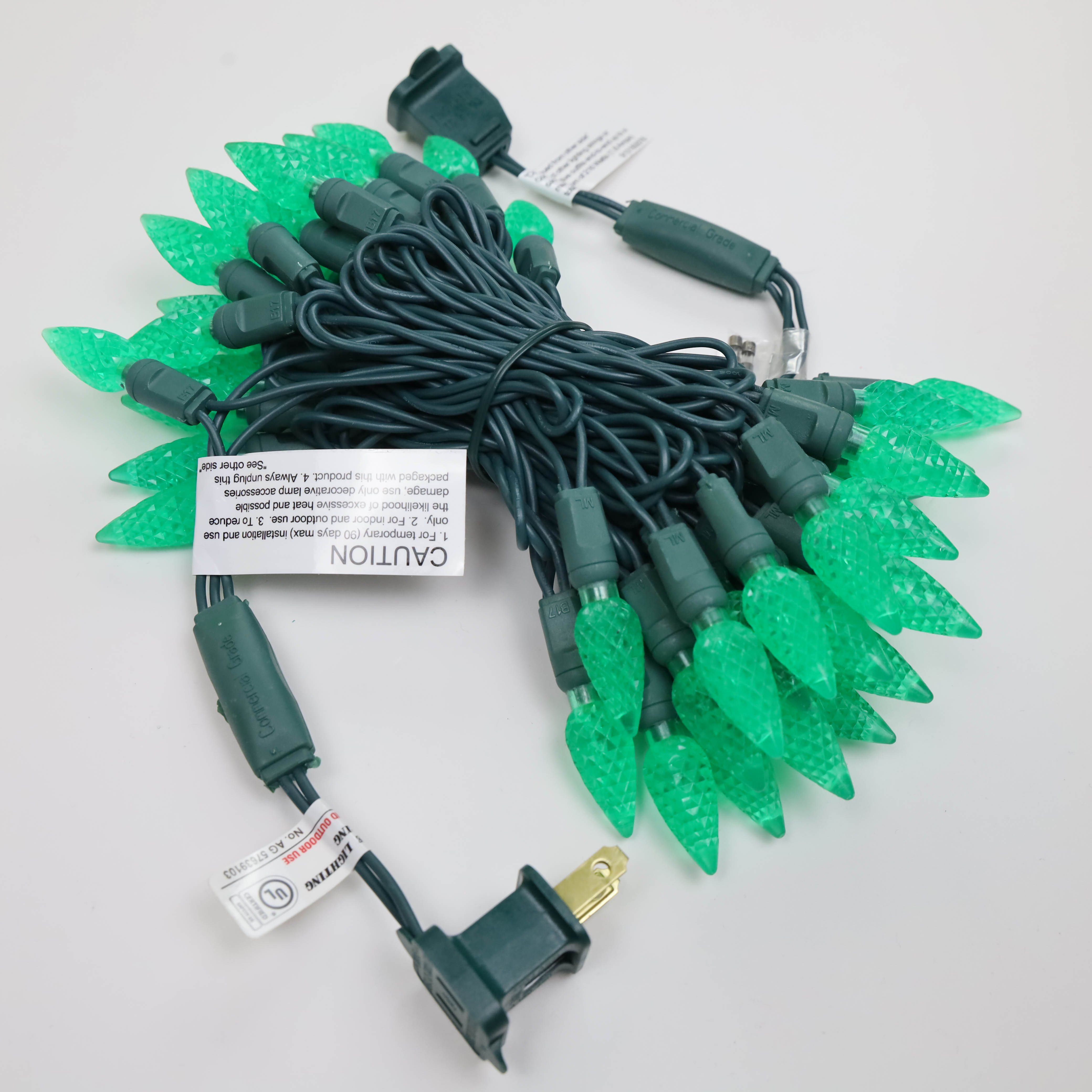 UL C6 erdbeergrüne LED-Lichterkette 