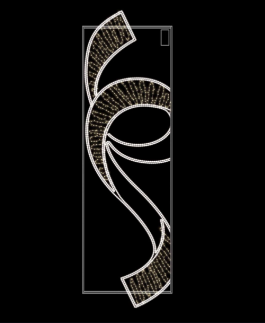 Feiertagsdekoratives Motiv mit Aluminiumrahmen Weihnachtsstra&szlig;enlaterne LSM011