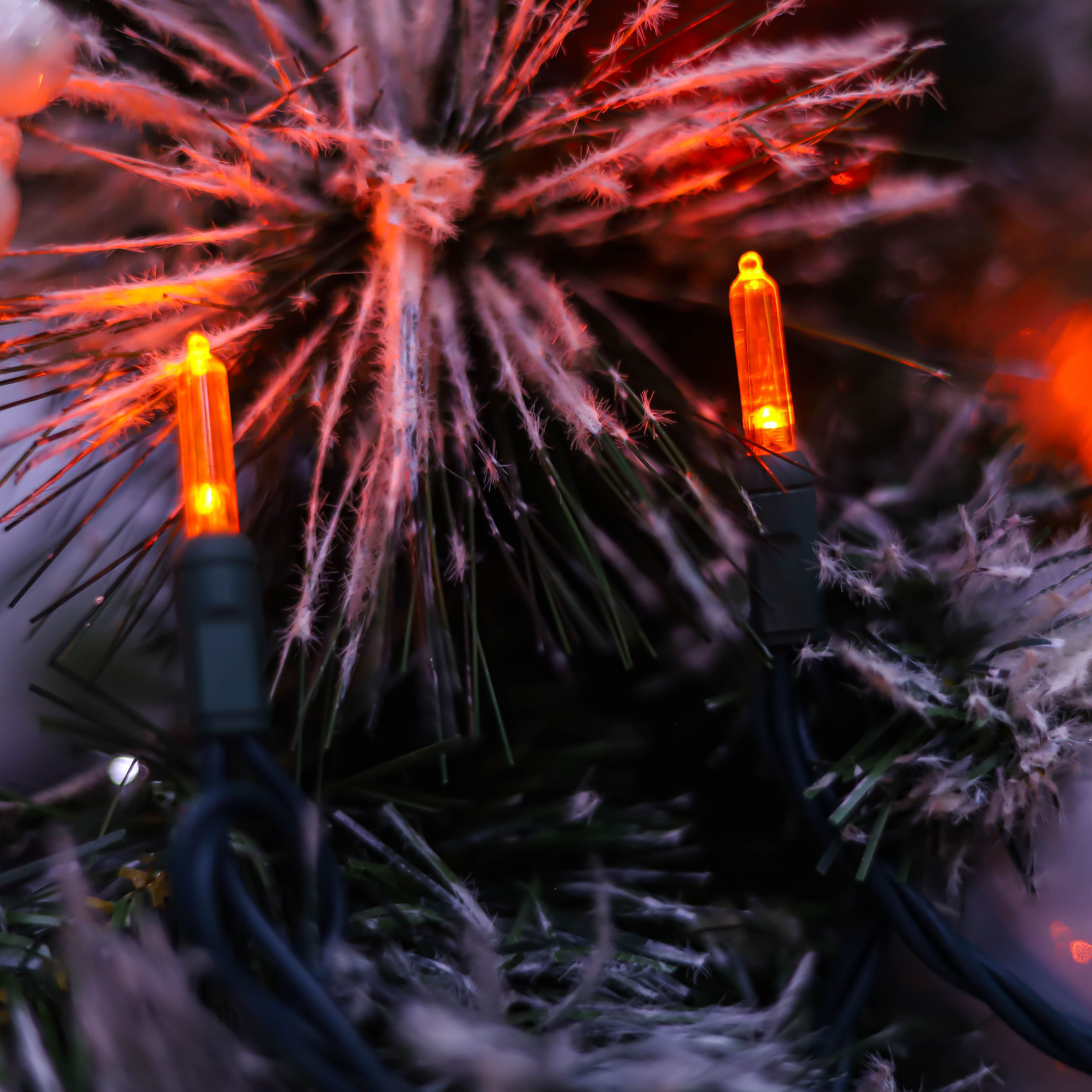 T5 ul Orange Weihnachten LED -LASTE LICHTER