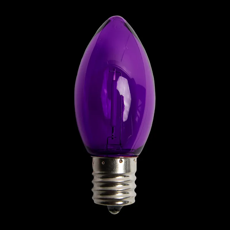 C9 LED-Glühlampe – Lila