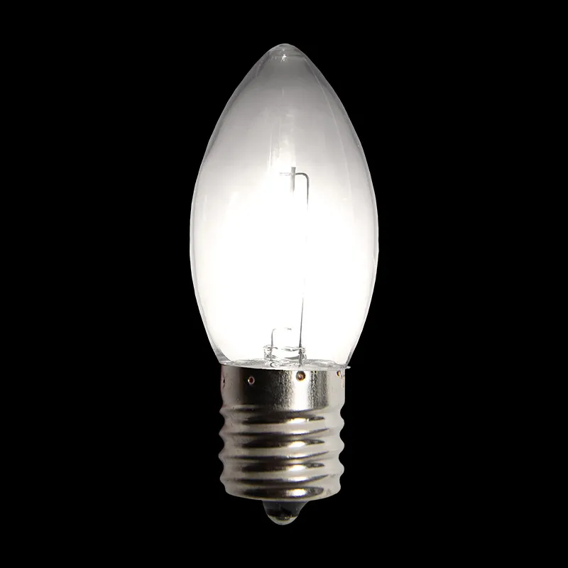 C9 LED-Glühlampe – Reinweiß