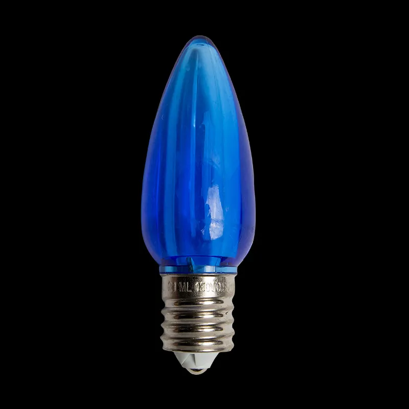 C9 LED transparente Glühbirne blau