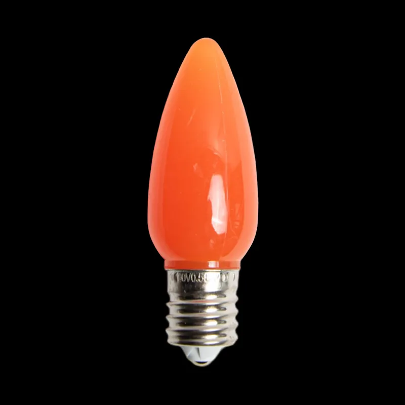C9 LED-Lichtundurchlässige Glühbirne Orange