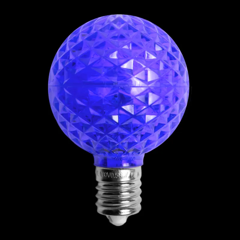 G50 LED transparente Glühbirne – Blau