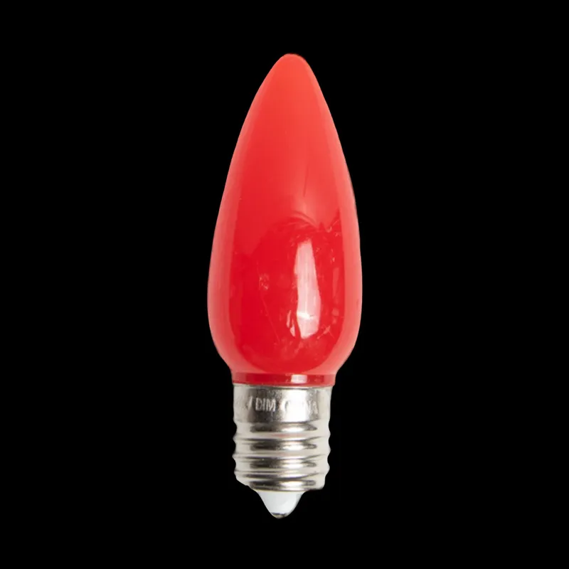 C9 LED-Lichtundurchlässige Glühbirne, Rot