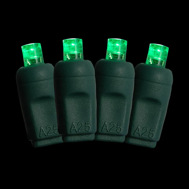 50L 5MM grüne LED-Weihnachtslichterkette für den Außenbereich, wasserdicht