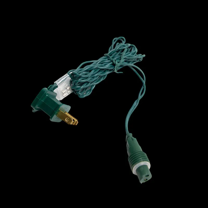 6′ Koaxial-Netzkabel – Grün