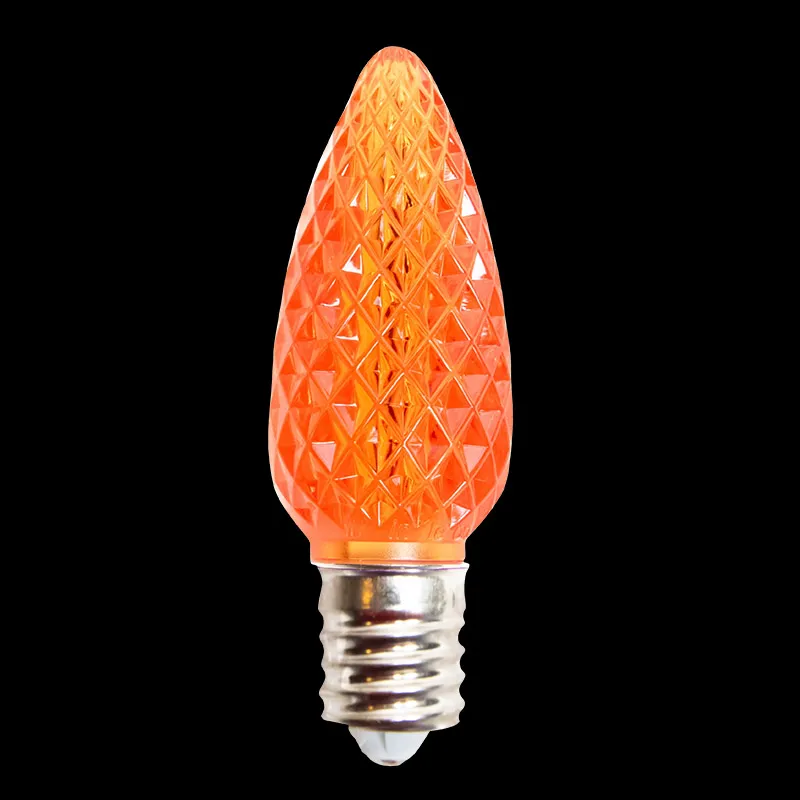 120 V UL C9 E17 Kommerzielle orange weihnachtliche dimmbare Ersatzbirnen