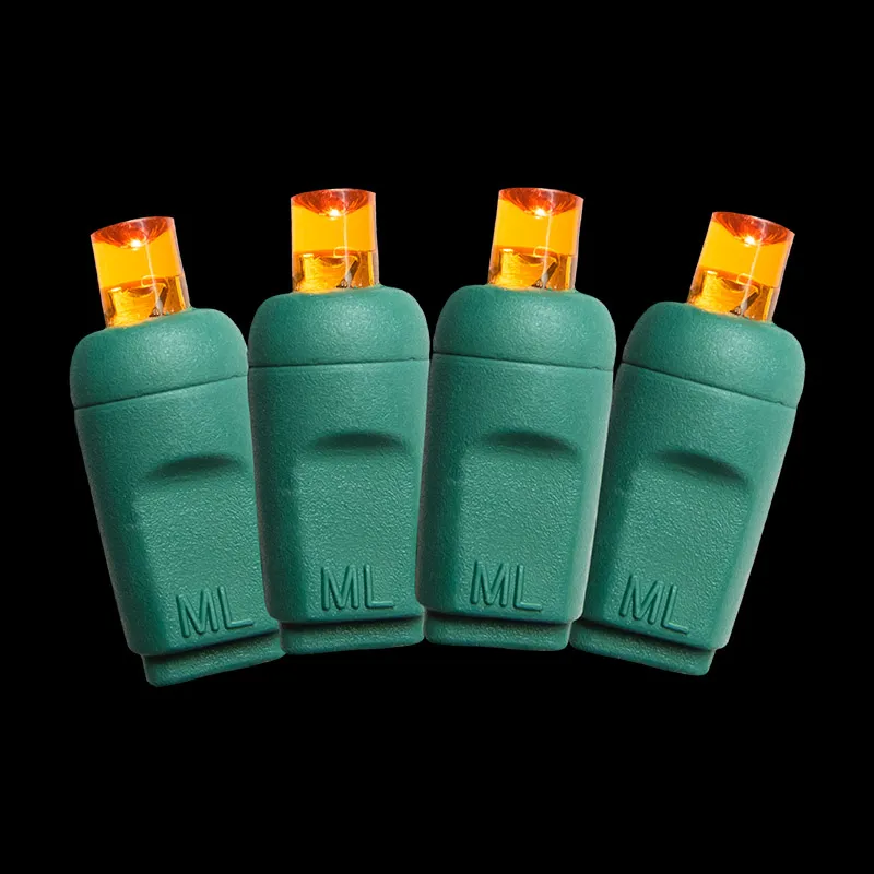 100L 5MM orange LED-Weihnachtslichterkette für den Außenbereich, wasserdicht