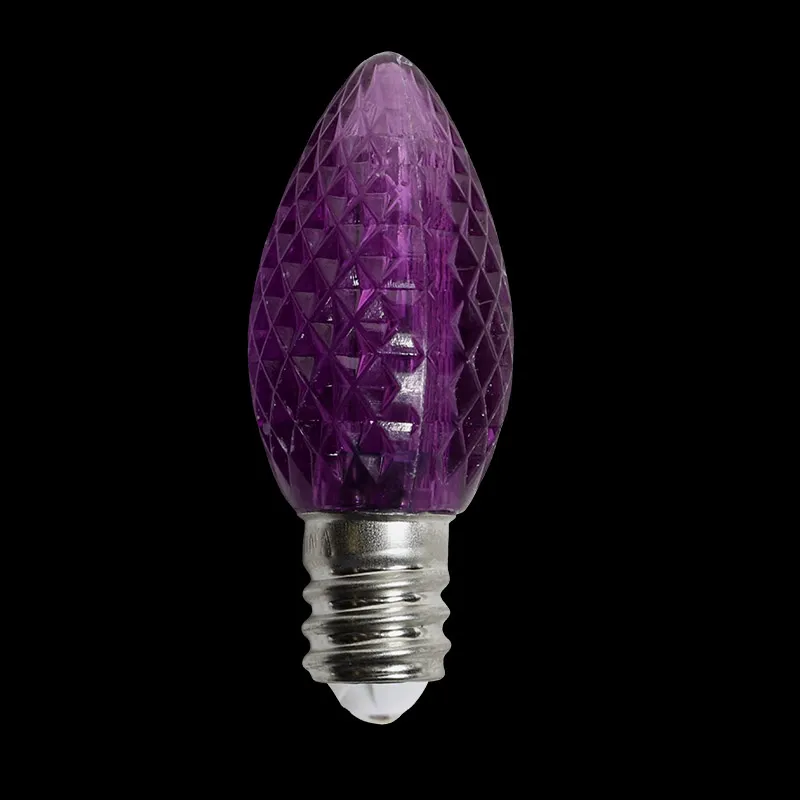 120 V UL Lila C7 LED-Ersatzlampen