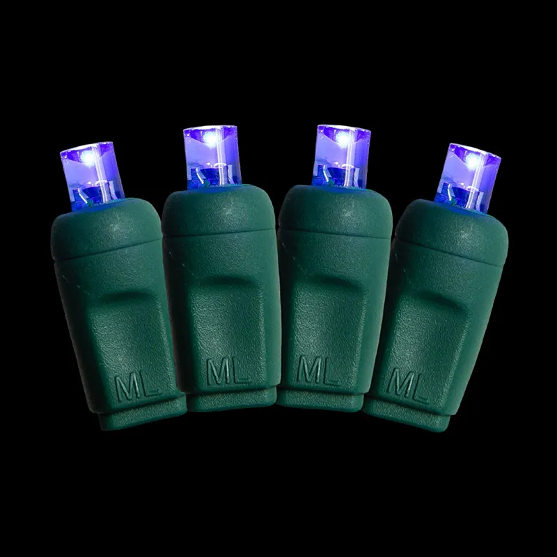 70L 5MM blaue LED-Weihnachtslichterkette mit 4-Zoll-Abstand für den Außenbereich, wasserdicht IP65