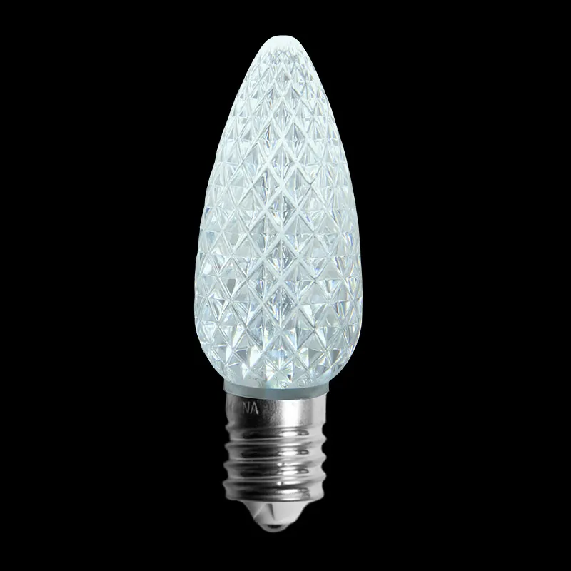 Facettierte LED-Glühbirne C9 V2 – Kaltweiß