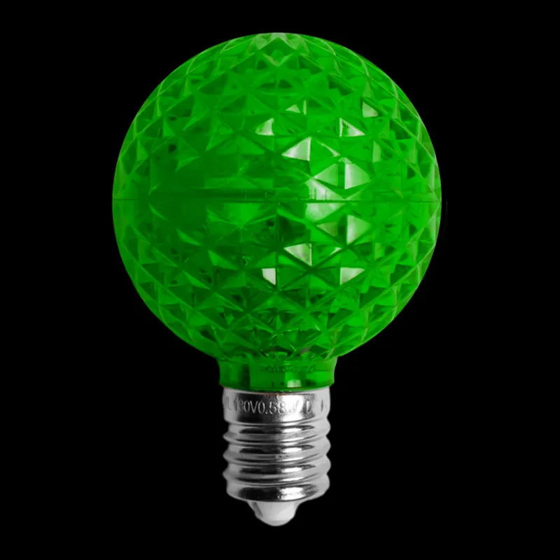 G50 LED transparente Glühbirne – Grün