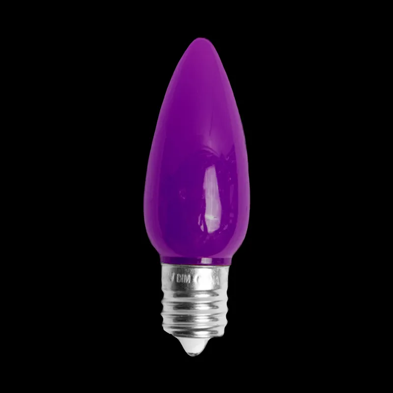 C9 LED-Lichtundurchlässige Glühbirne, Lila