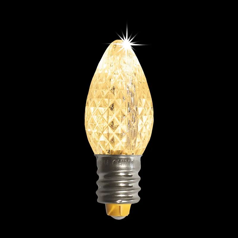 Facettierte C7-LED-Glühbirne – Sun Warm White Twinkle