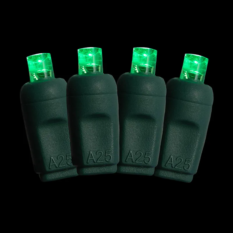 100L 5MM grüne LED-Weihnachtslichterkette für den Außenbereich, wasserdicht