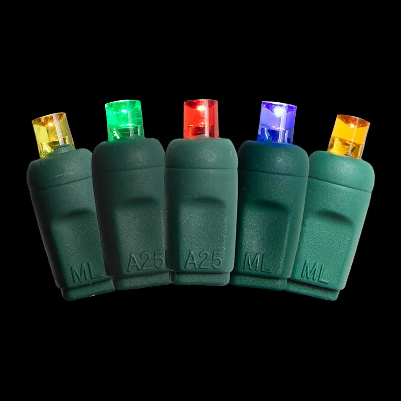 70L 5MM Multi-LED-Weihnachtslichterkette mit 4-Zoll-Abstand für den Außenbereich, wasserdicht IP65