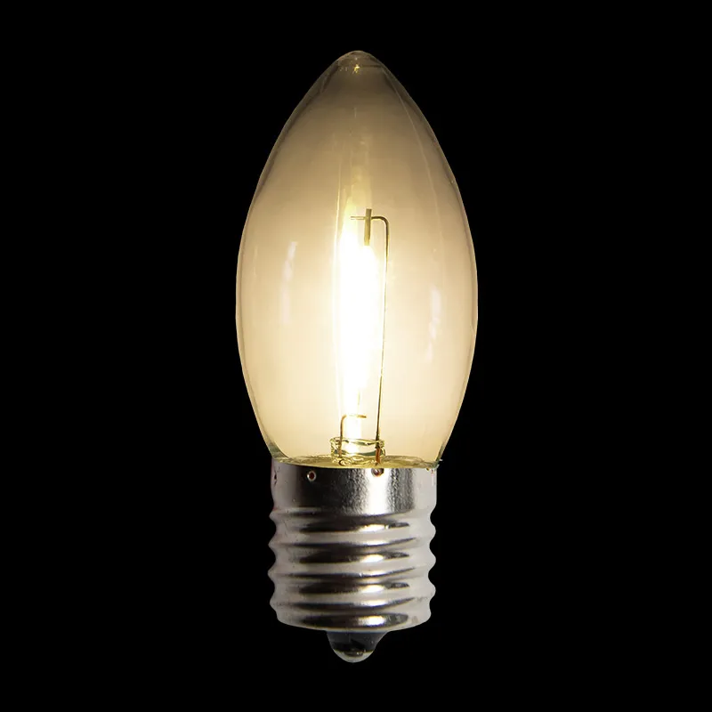 C9 LED-Glühlampe – Sonnenwarmweiß