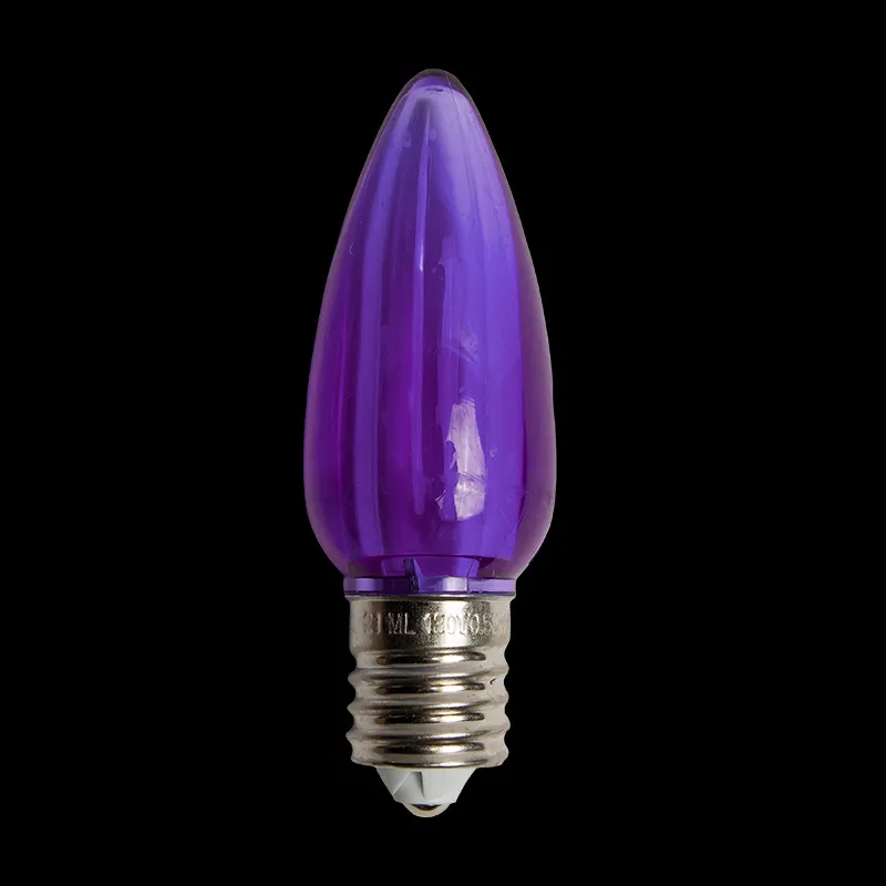C9 LED transparente Glühbirne Lila