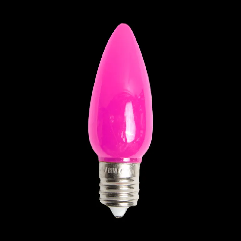 C9 LED-Lichtundurchlässige Glühbirne, Rosa