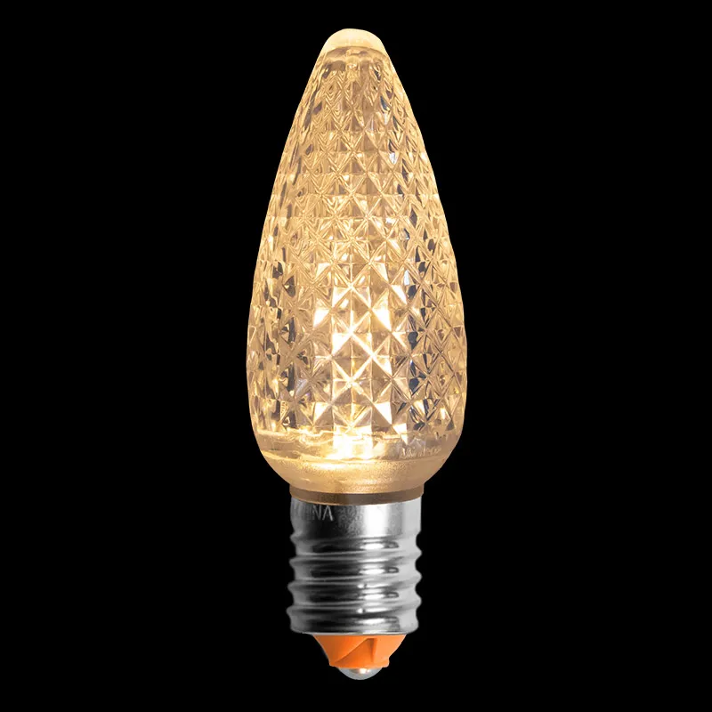 Facettierte LED-Glühbirne C9 V2 – Warmweiß 2600