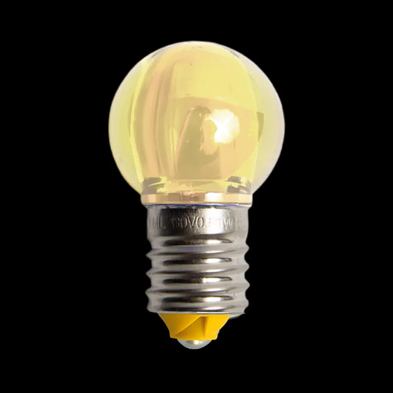 130 V UL G30 E17 glatte, transparente, sonnenwarmweiße LED-Leuchtmittel