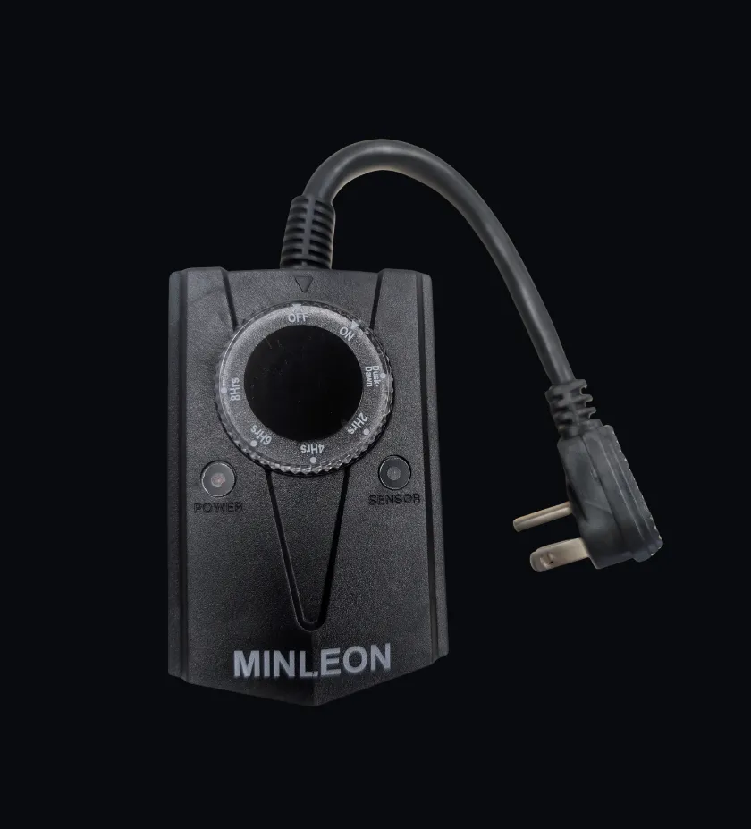 2025 Lichtsensor-Timer – Schwarz